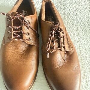 Florsheim Brown Leather Kids Dress Shoes